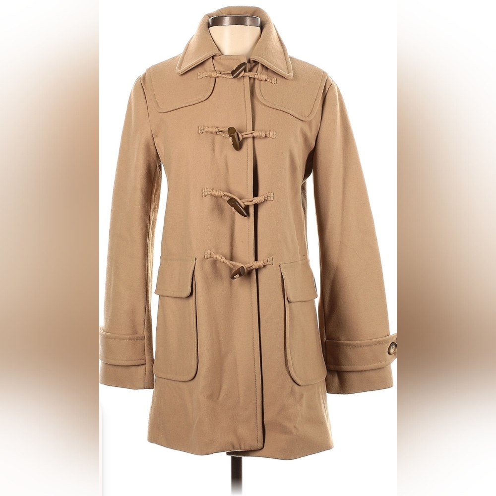 GAP lined wool peacoat xs